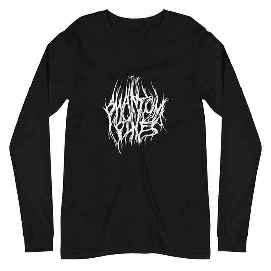 Black Metal Logo Long Sleeve T-Shirt