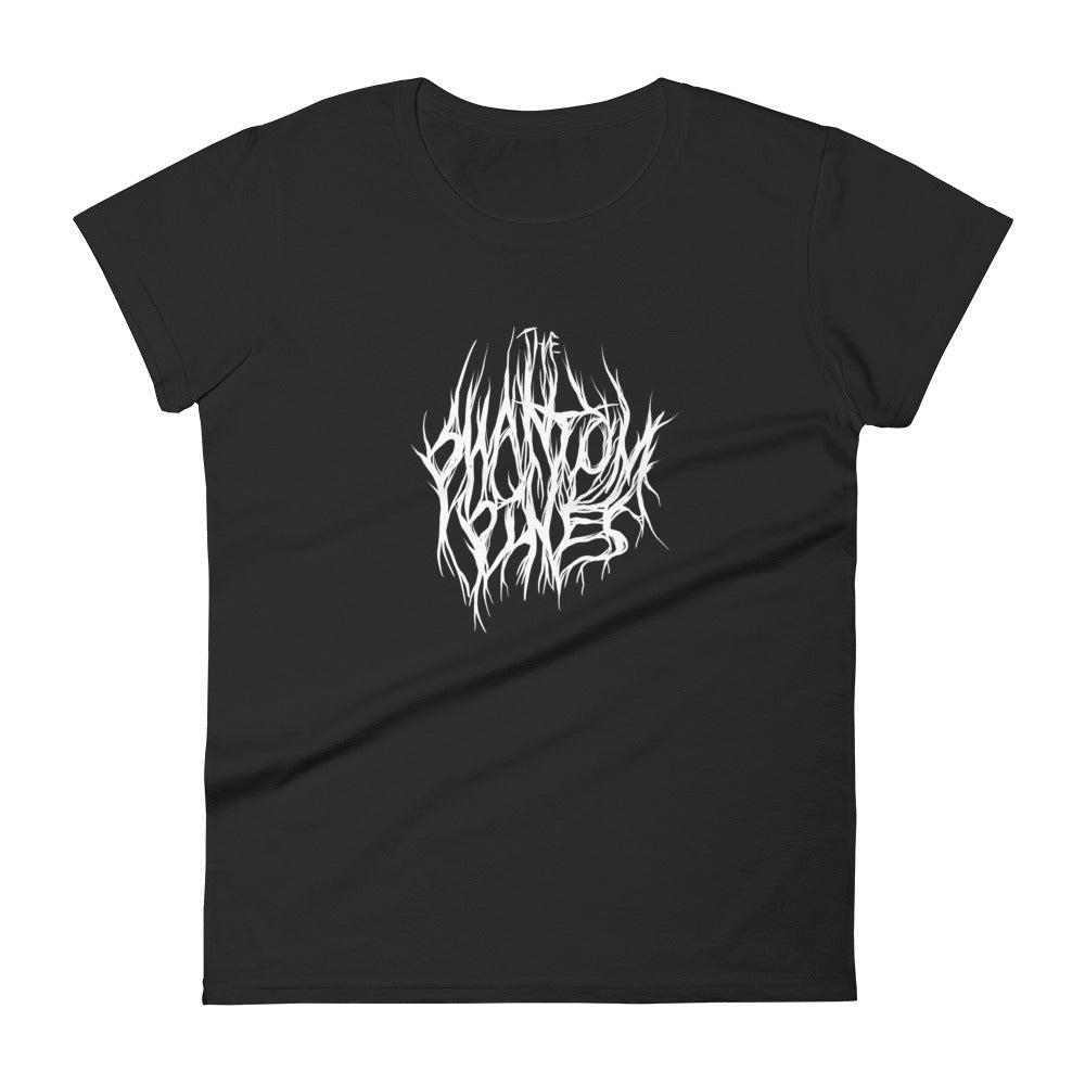 Women's Black Metal Logo T-Shirt